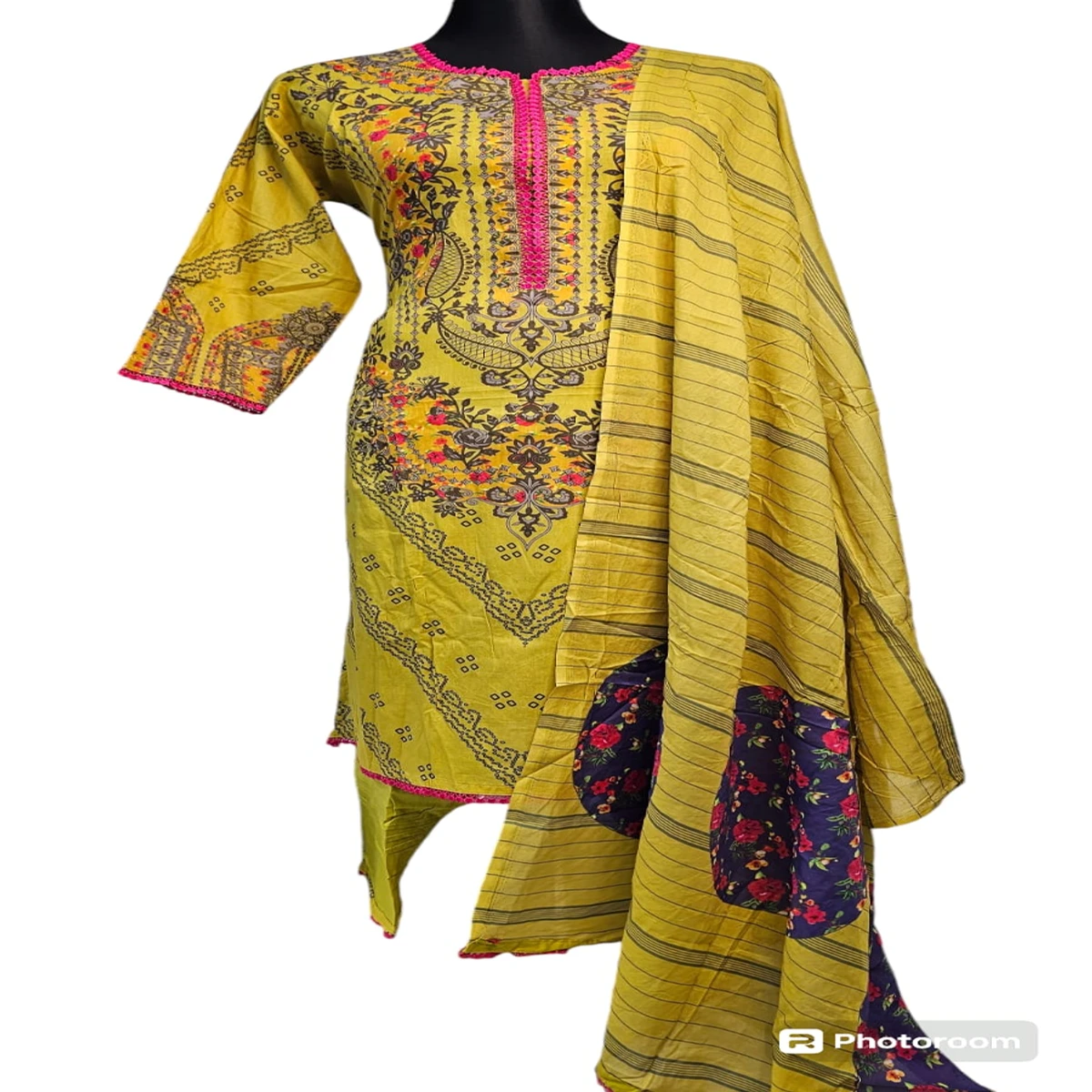 Sadabahar Ready Cotton Three pieces